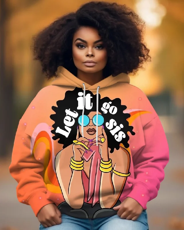 Luxury And Elegant Let It Go Sis Long-sleeved Hoodie