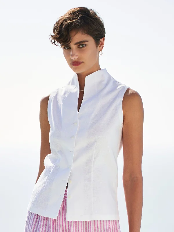 Sports Design Meris Cotton Piqué Sleeveless Shirt
