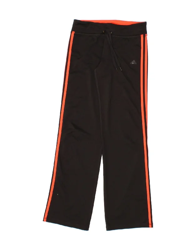 ADIDAS Womens Tracksuit Trousers UK 8/10 Small  Black Polyester