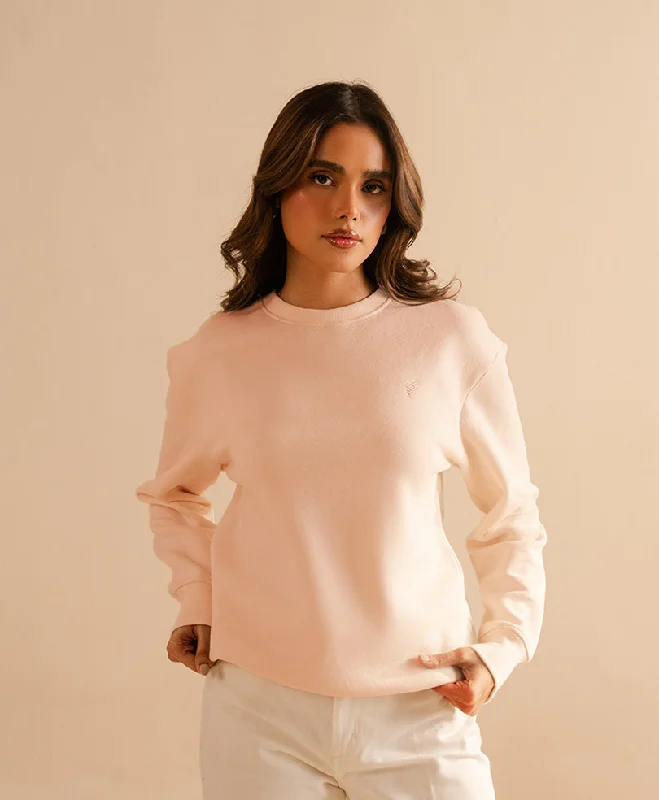 Fresh And Simple Baby Pink Sweatshirt (Women)