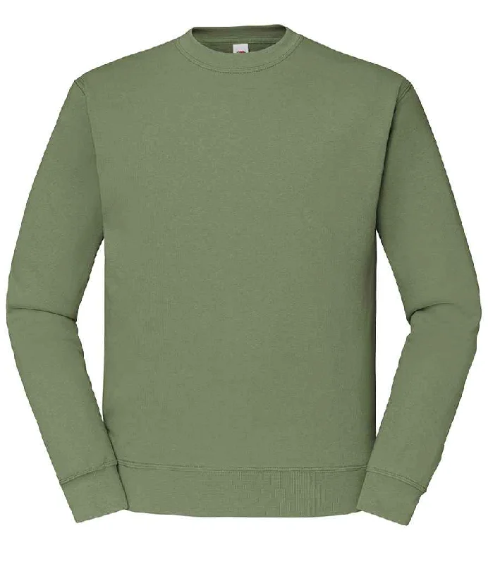 Fruit of the Loom Classic Drop Shoulder Sweatshirt | Classic Olive