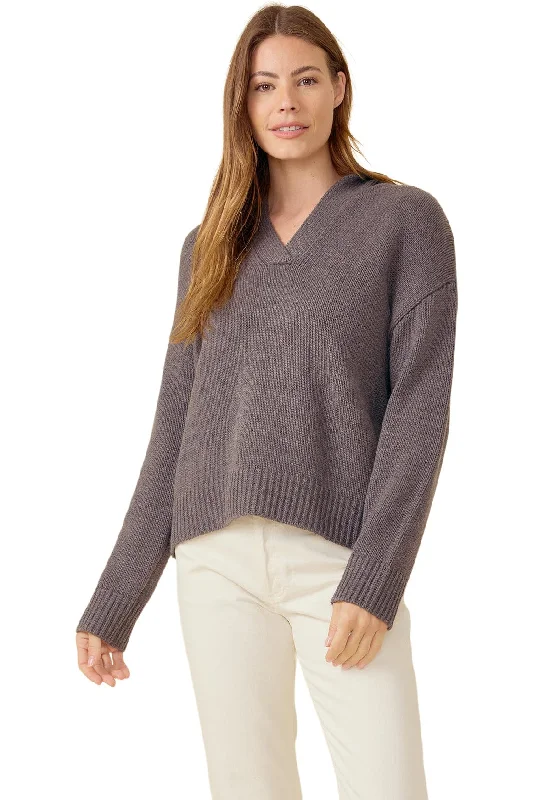 Short Design One Grey Day Leni Hoodie