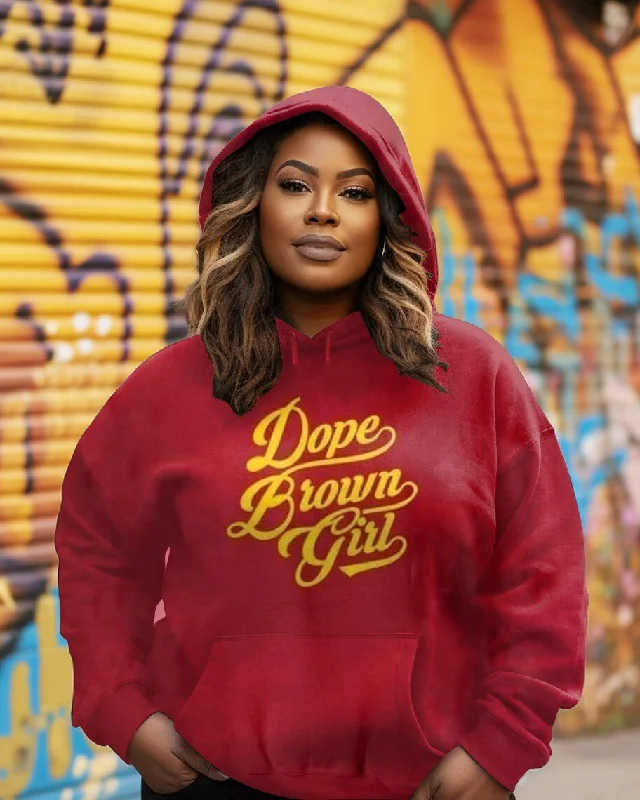 Luxury And Elegant Dope Brown Girl Long Sleeves Hoodie