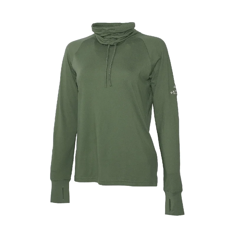 Innovative Design Women's Jersey Funnel Neck Pullover - Bandon Dunes