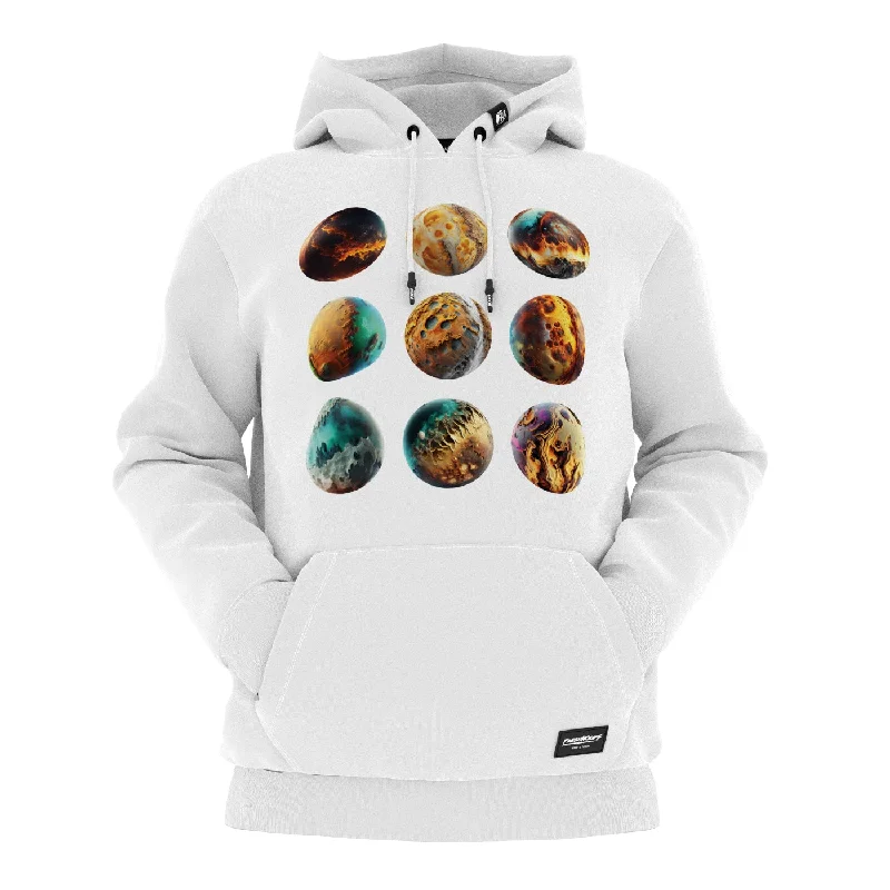 Thin Design Globes Hoodie