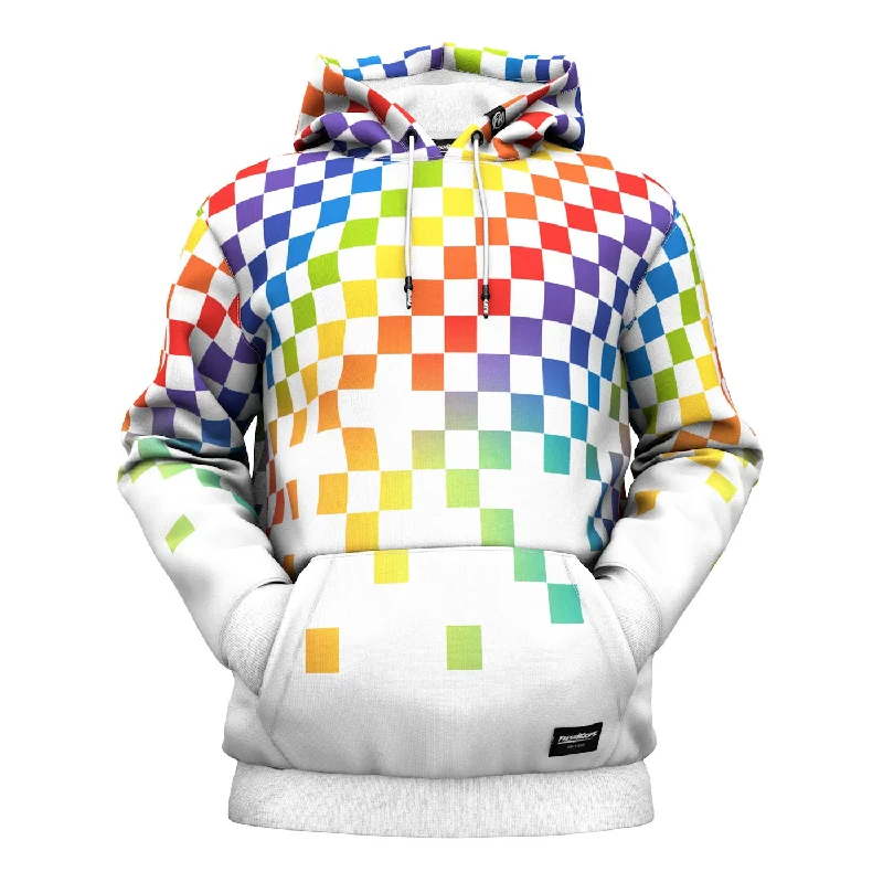 High-end Fabrics Rainbow Blocks Hoodie