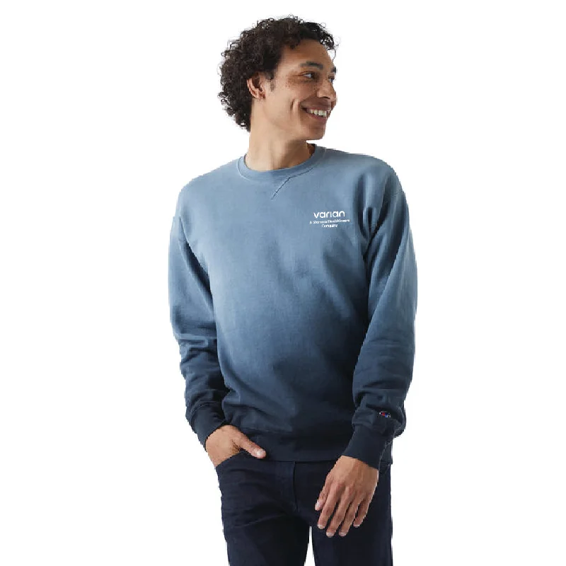 Youthful Unisex Champion Dip Dye Crewneck Sweatshirt