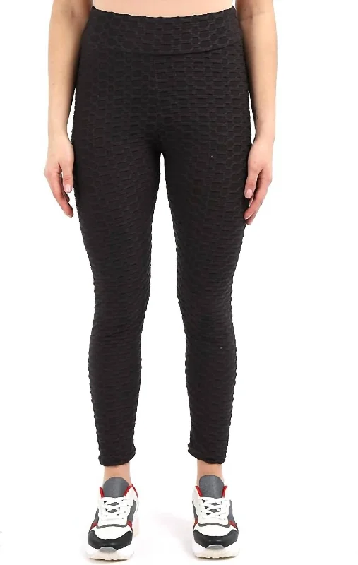 Classic Style Bootylicious Leggings In Black
