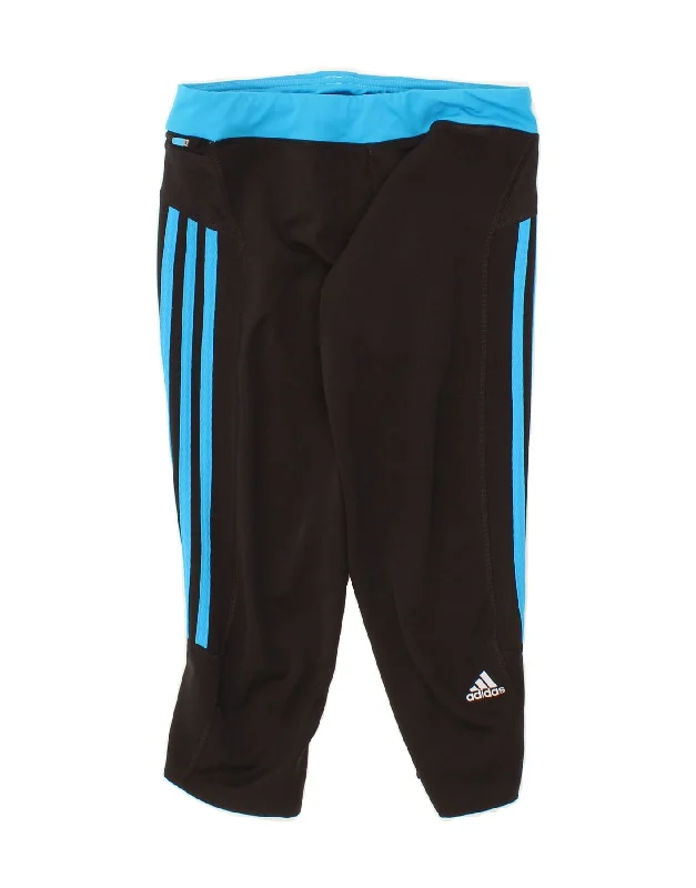 Elegant And Casual ADIDAS Womens Climalite Capri Tracksuit Trousers UK 12 Medium Black Elegant And Casual ADIDAS Womens Climalite Capri Tracksuit Trousers UK 12 Medium Black