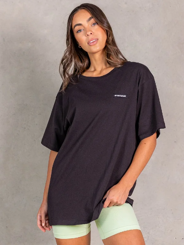 Sweet Girl NRG Oversized T-Shirt - Faded Black