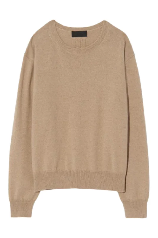 Elegant Temperament Nili Lotan Amari Sweater in Beige Melange