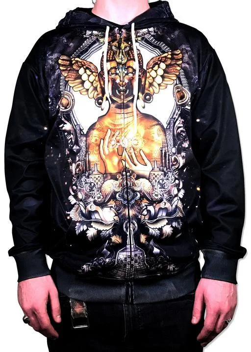 Double-sided Wear Golden Elixir Zip Up Hoodie
