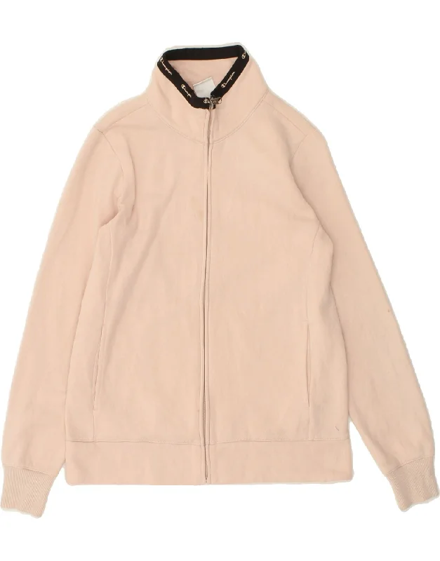 Simple Style CHAMPION Womens Tracksuit Top Jacket UK 10 Small Pink