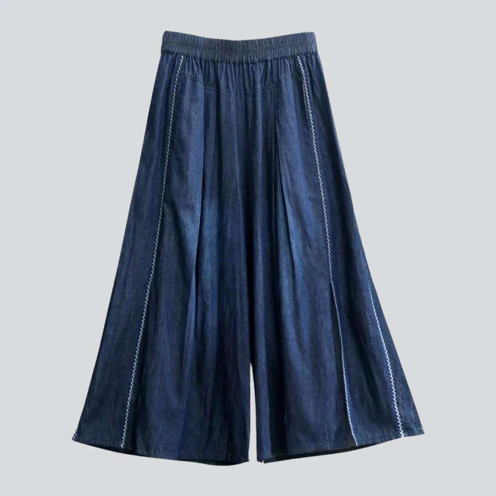 Advanced Customization High-waist jean pants
 for ladies