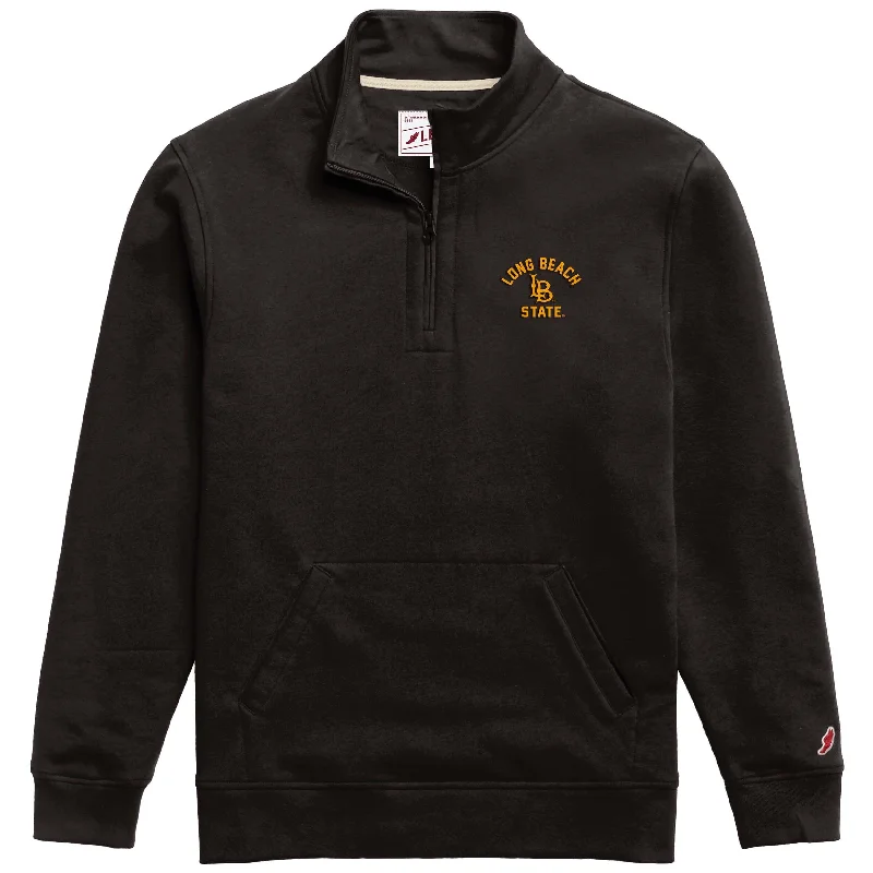 Cute Style LB Over LB 1/4 Zip - Black, League