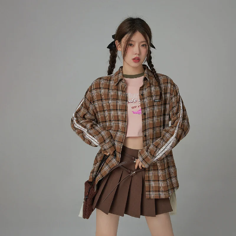 Unique Design Makes You Beautiful Color Check Shirt