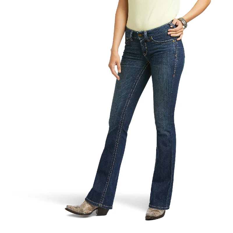 Noble Temperament Ariat REAL Bootcut Jeans- Pacific