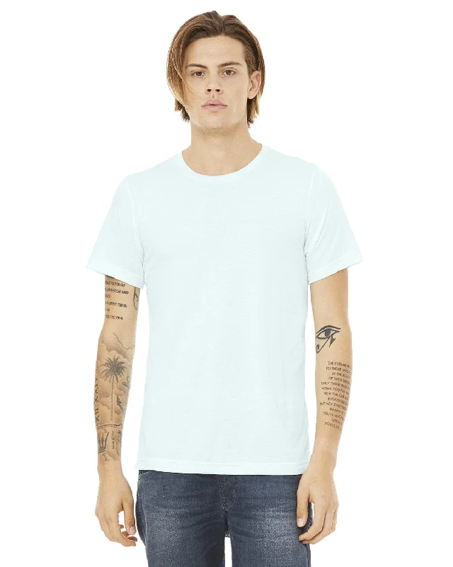 Simple Style Bella+Canvas Triblend T-Shirt | Ice Blue Triblnd