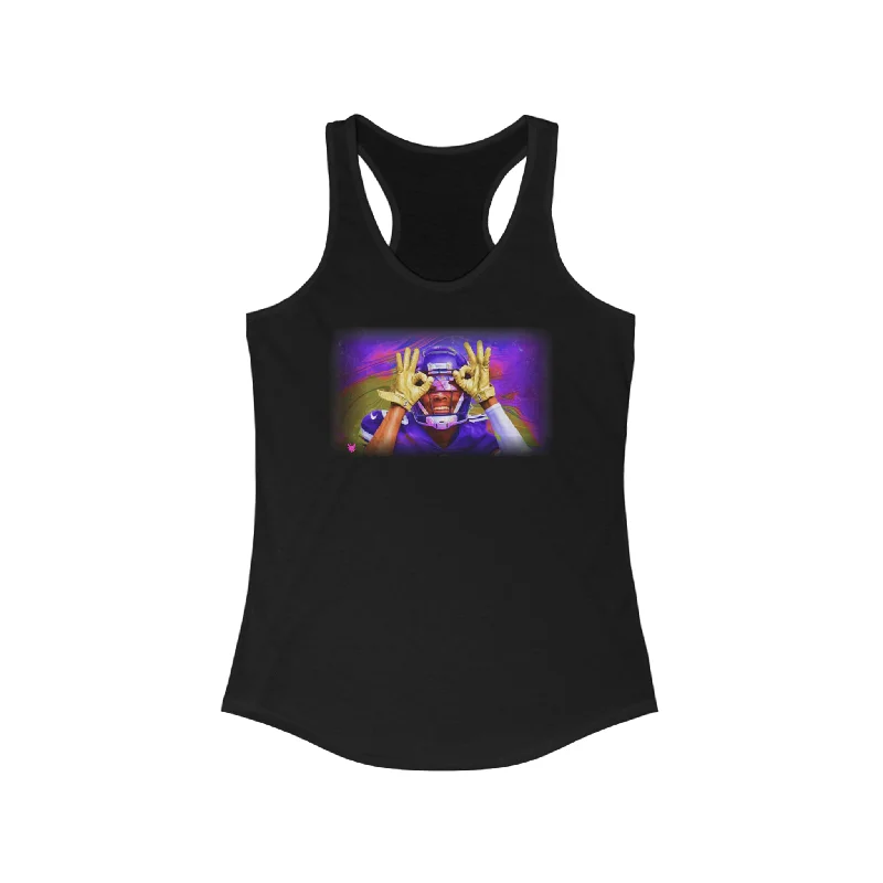 Diamond Series Ladies Ideal Racerback Tank - Griddy (Color Blast)