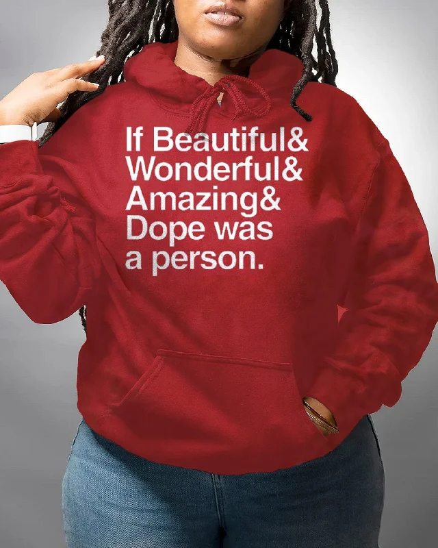 Casual Style Dope Person Long Sleeve Hoodie
