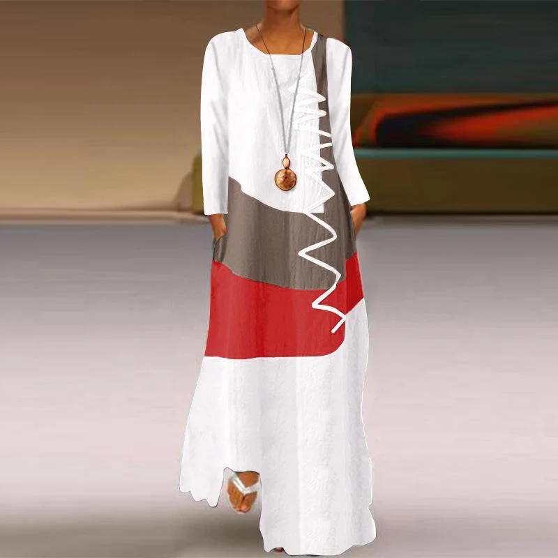Cute Style Plus Size Long Sleeves Vintage Dresses