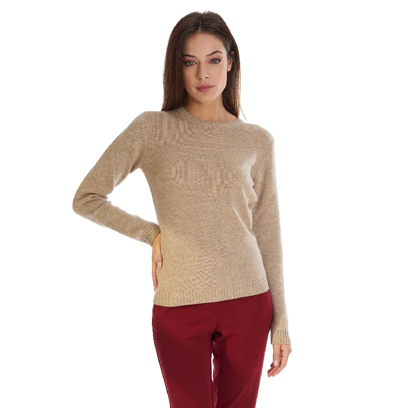Slim Fit BEIGE CREWNECK