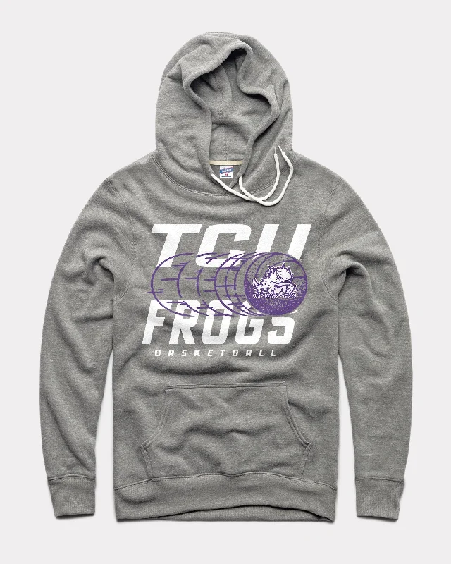 Classic Series TCU Trailing Basketball Vintage Grey Hoodie