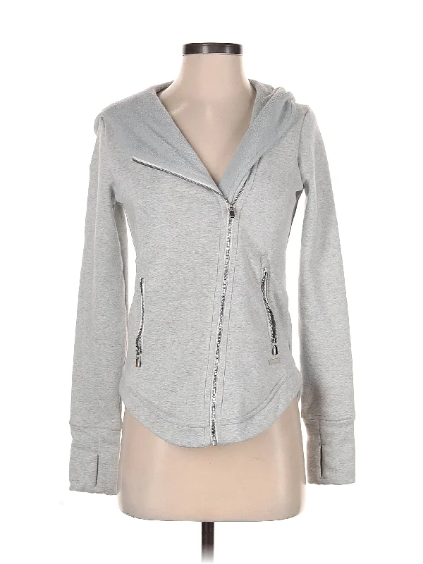 Bottom And Versatile Zip Up Hoodie