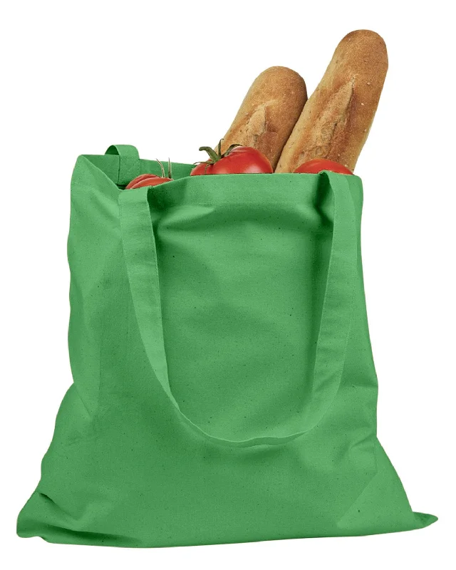 Slightly Flared Design BAGedge 6 oz. Canvas Grocery Tote Bag | Kelly Green