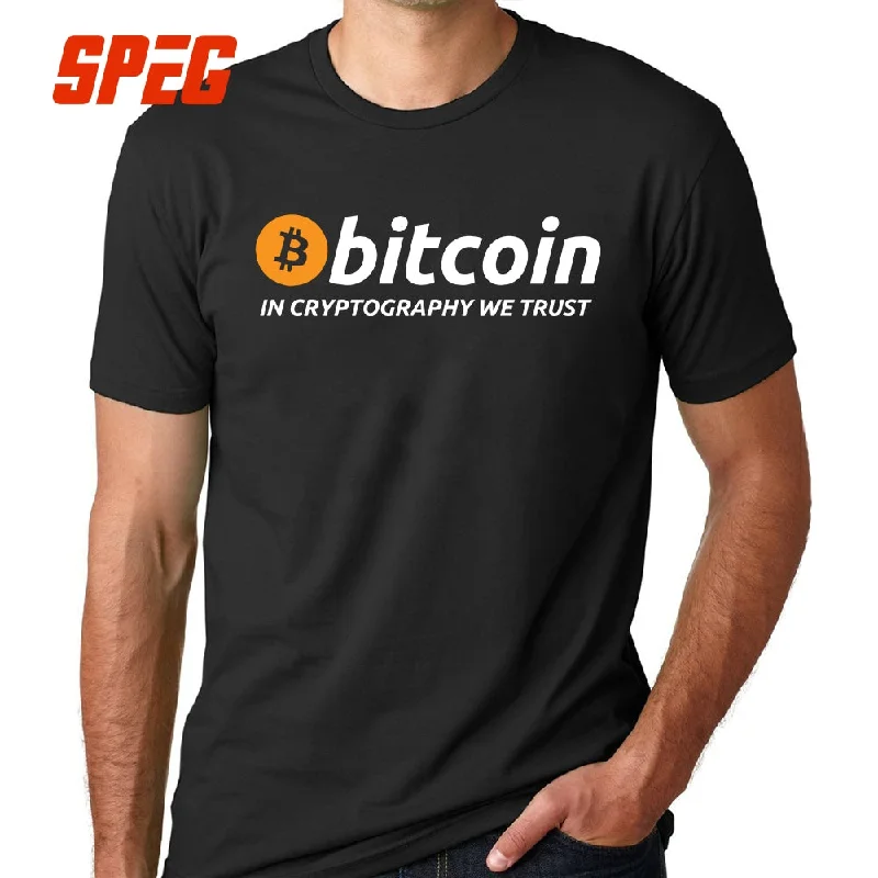 Bitcoin "In Cryptography We Trust" T-shirt