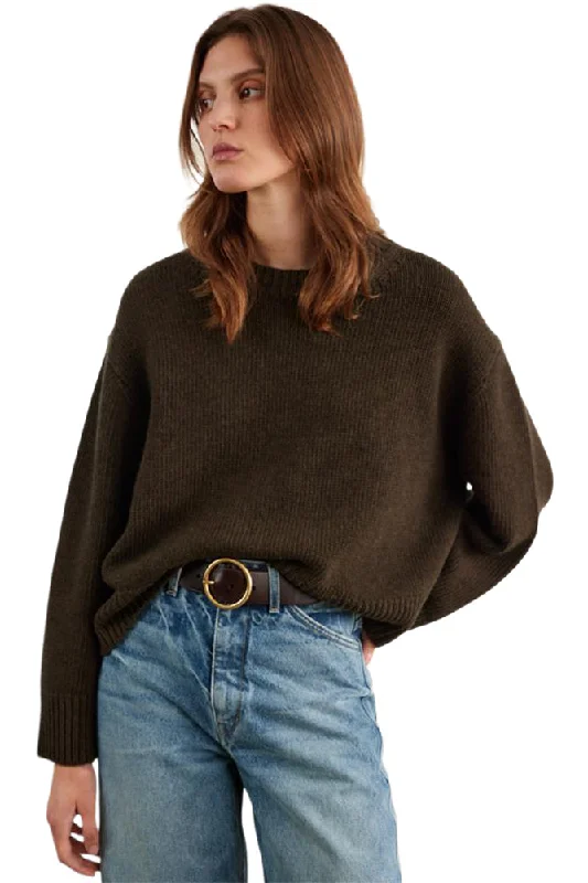 Design Perception Nili Lotan Haisley Sweater in Army Green