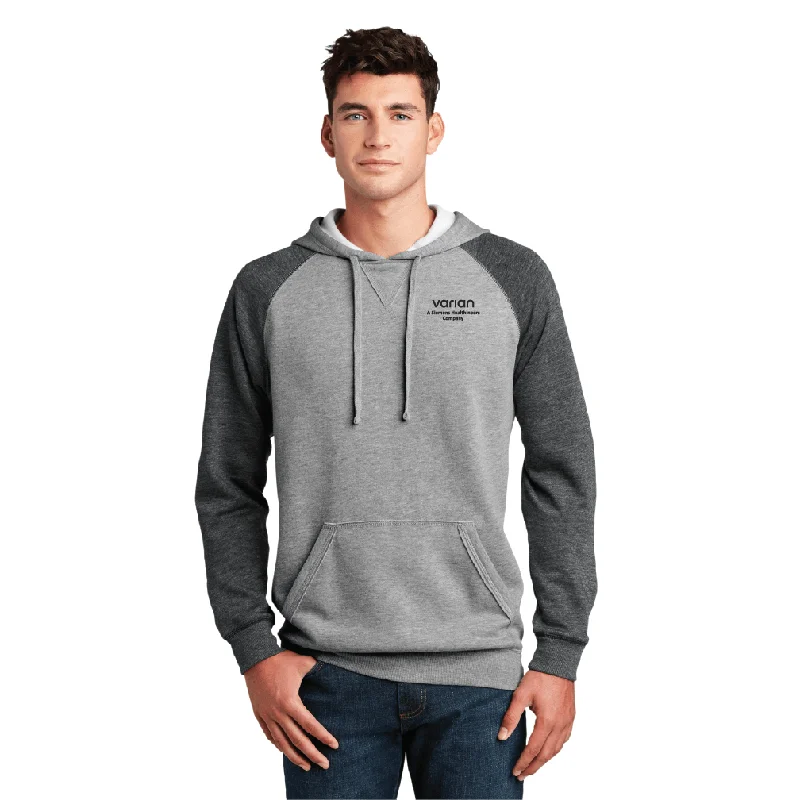 Fashion Style Men's Lightweight Fleece Raglan Hoodie