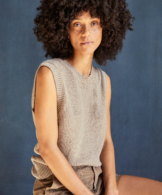 French Style Crescent Knit Tank