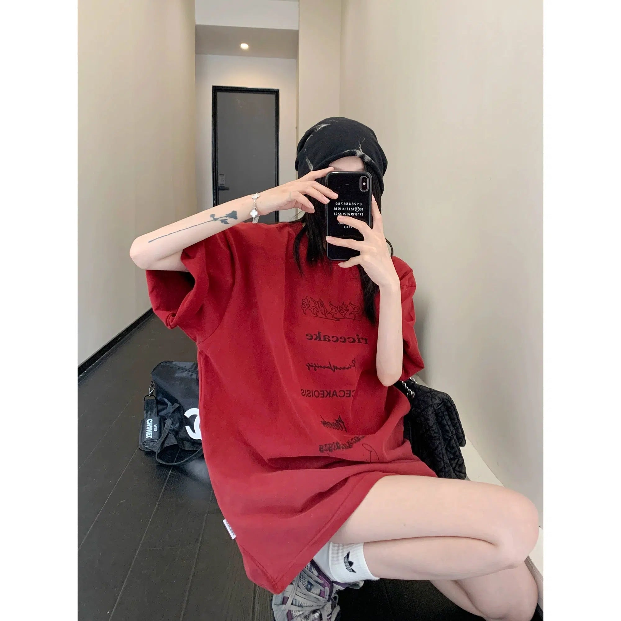 Oversized Graphic Short Sleeve T-Shirt