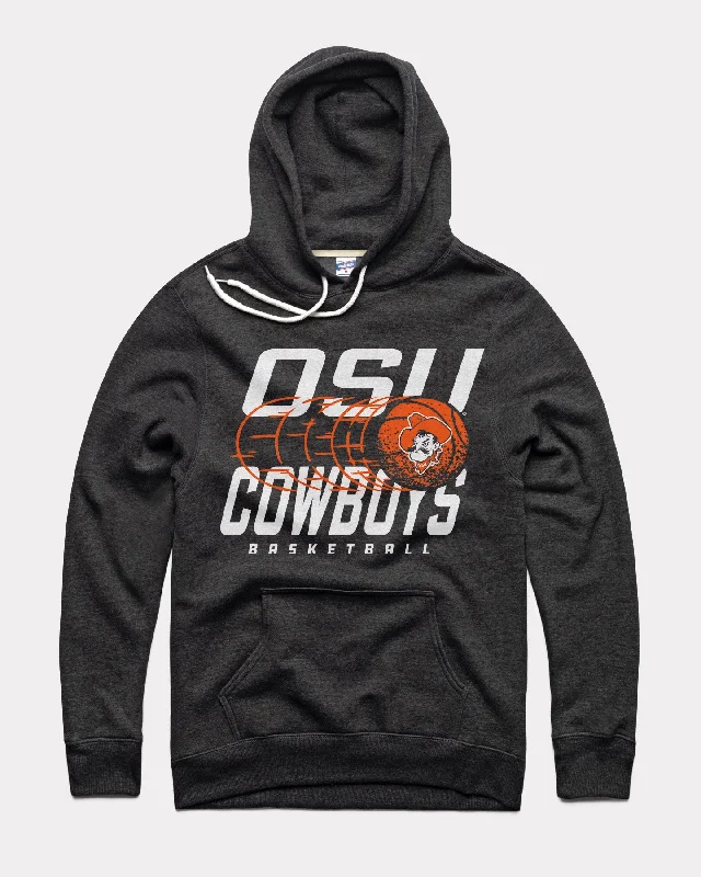 Exquisite Fabrics OSU Trailing Basketball Black Hoodie