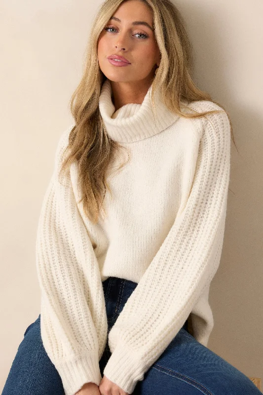 Thin Design Be Better Ivory Sweater