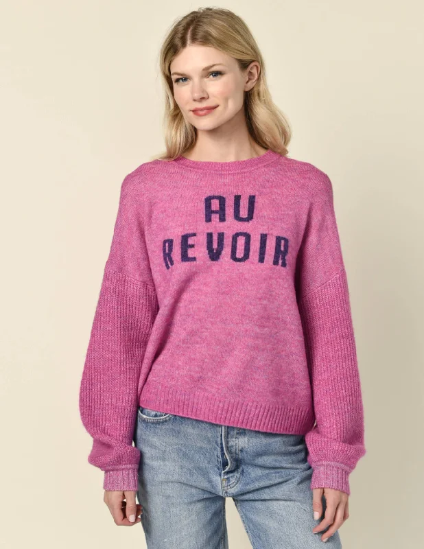 Outdoor Trend Sundry Au Revoir Insarsia Sweater in Fuscia Gem
