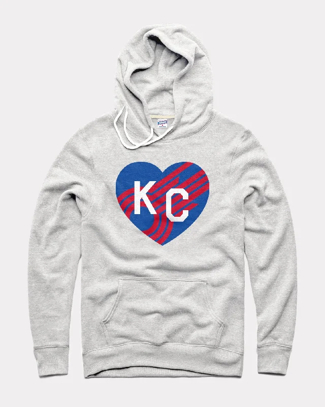 Youthful KC Comets Heart Ash Hoodie
