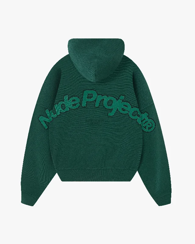 Fresh And Simple BEAST ZIP-UP HOODIE GREEN