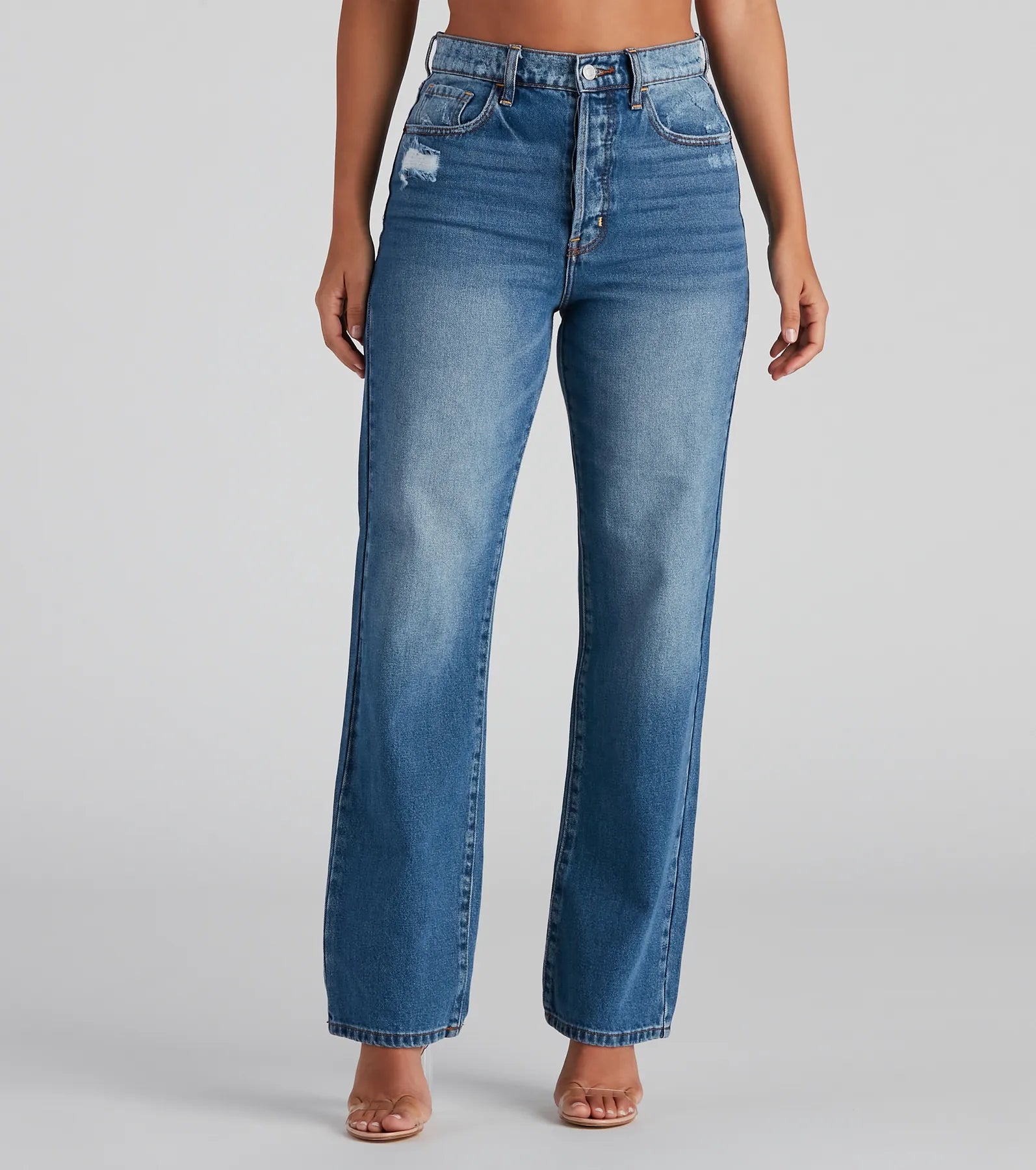 Casual And Versatile Classic Vibes High Rise Boyfriend Jeans