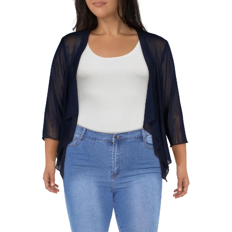 Sports Cool Connected Apparel Womens Knot Front Cardigan Bolero