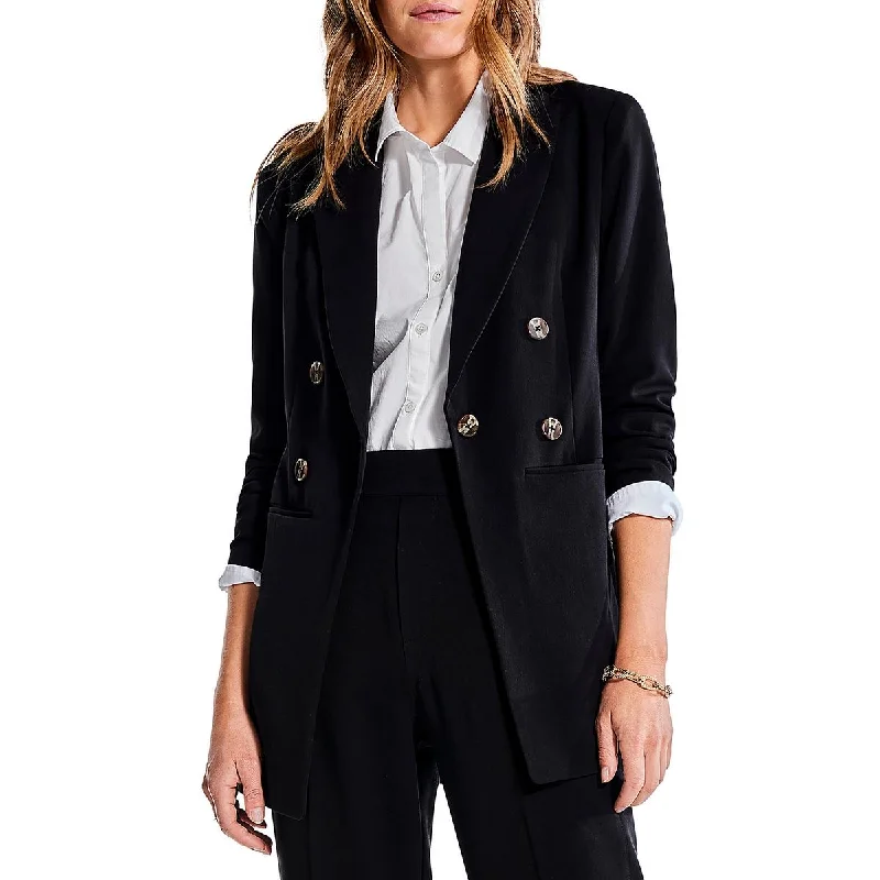 Bright Colors Nic + Zoe Womens Avenue Suit Separate Work Wear Double-Breasted Blazer