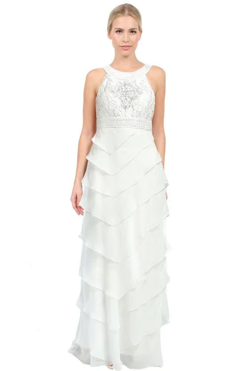 Urban Style Sue Wong W5133 Sleeveless Chiffon Dress