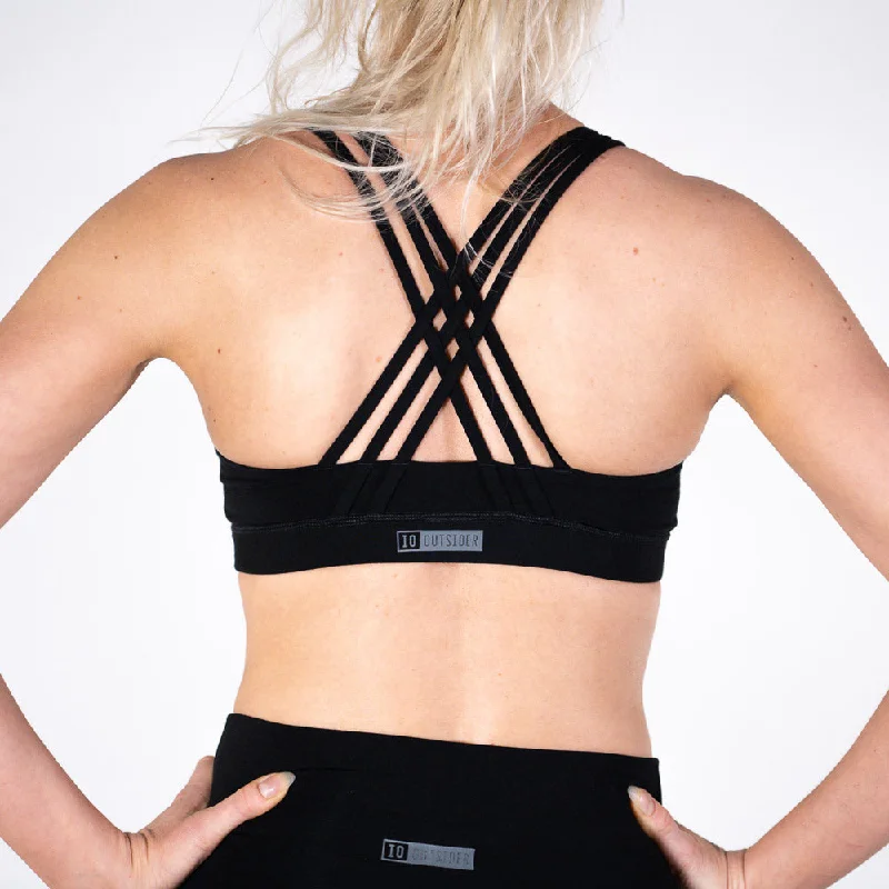 College Style Pace Sports Bra