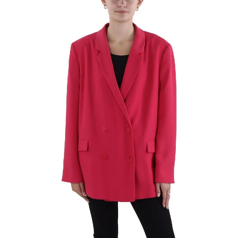 High-quality Fabrics Hugo Womens Abania Suit Separate Work Wear Double-Breasted Blazer