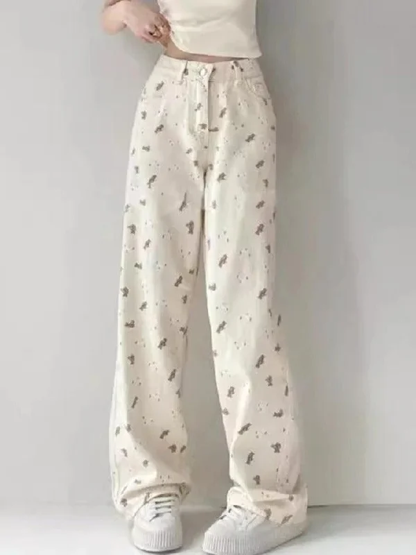 Short Design High Waisted Loose Casual Boyfriend Jeans