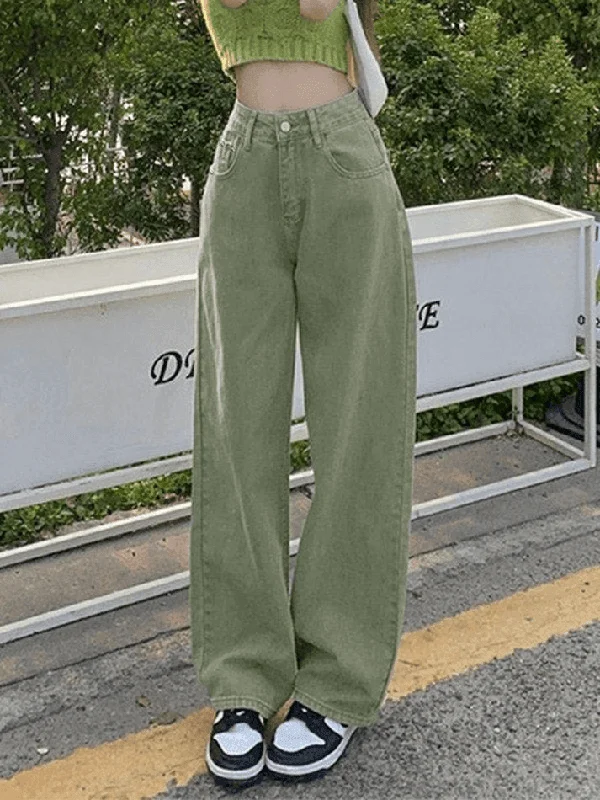 Elegant And Noble Light Wash Baggy Boyfriend Jeans