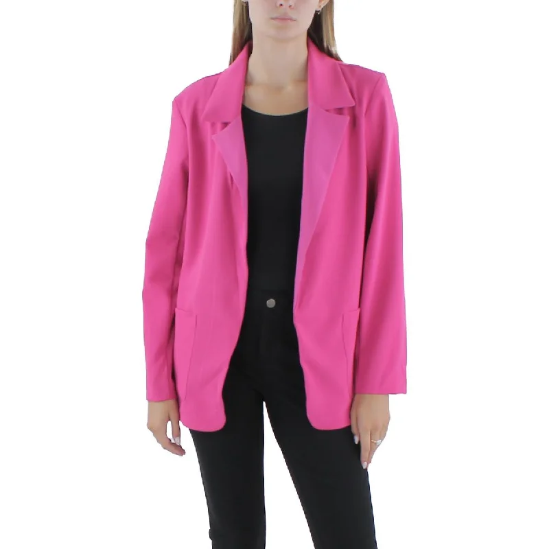 Short Design Aqua Womens Summer Suit Separate Work Wear Open-Front Blazer