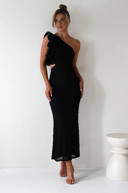 Body Design Sydney Bodycon Maxi Dress | Black