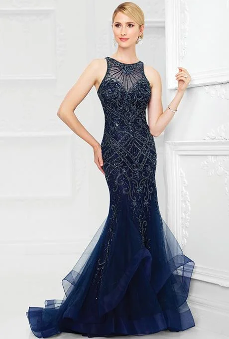 Cute Style Ivonne D for Mon Cheri - 117D62 Trumpet Gown